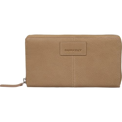 Portefeuille Burkely Soft Skylar L en cuir de vachette nude