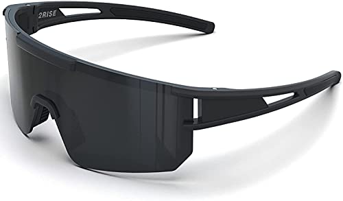 G2RISE Polarized Sunglasses for Men Women - Rayban Trendy Sunglasses with UV Protection for Driving & Fishing Cycling Running Sports (Black)