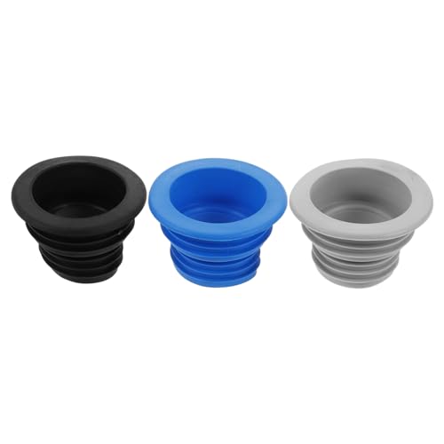 Hemobllo 3piezas Soporte De Manguera De Lavadora Junta De Tubería De Alcantarillado Abrazadera De Manguera Tapa De Sellado Protección contra Reflujo