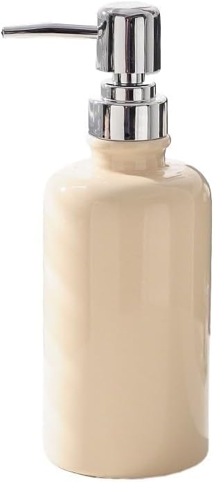Kitchen Soap Dispenser Soap Pumps Hotel Ceramic Soap Dispenser Lotion Bottle Bathroom Press Bottle Hand Sanitizer Bottle Shampoo Shower Gel Bottle Soap Dispenser for Bathroom(A)