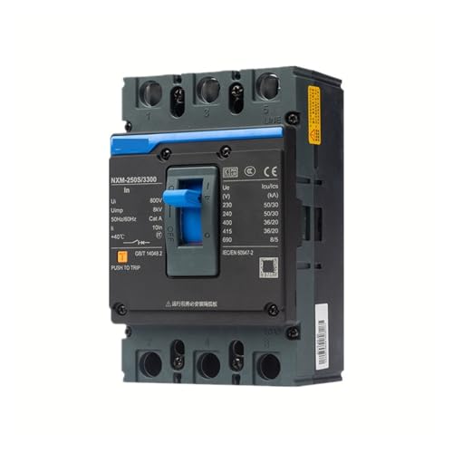 Disjoncteur à boîtier moulé NXM-250S/3300 anti court-circuit 200A pour éviter les pannes d'usine