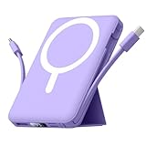 Azmuth Power Bank, für Magsafe Powerbank iPhone 10000mAh, Magnetische Power Bank Wireless Schnellladen mit LED Display Tragbares Ladegerät Akkuspack für iPhone 17/16/15/14/13/12/Pro/Pro Max