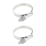 MechPort 2 pcs CT‑300L Schwerlast Schlauchschelle mit Konstantdrehmoment für Schläuche Rohre und Armaturen (57‑79 mm)