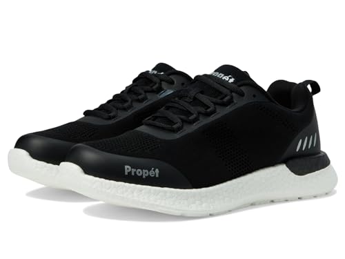 Image of Propet Mens B10 Usher Lace Up Sneakers Shoes Casual - Black