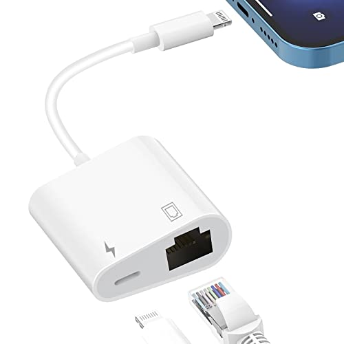 Lightning - イーサネットアダプター 2イン1 RJ45 イーサネットLANネットワークアダプター