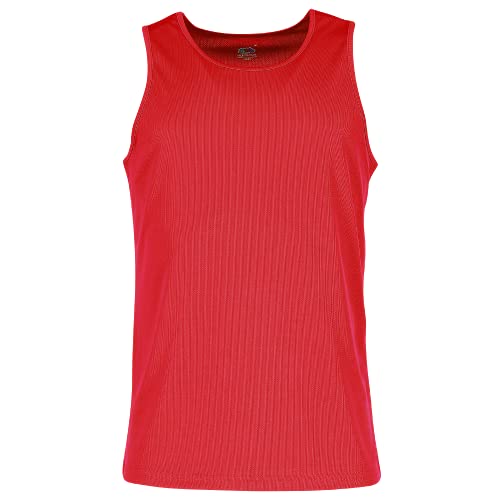 Muscletank T-Shirt en maille de coton robuste et col rond durable