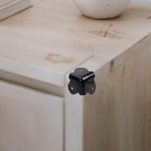 Image of Metal Speaker Corner Protectors 1.77X1.57X1.57In Practical Speaker Cabinet Corner Guards with Screws Anti-Collision Edge Protection for Furniture and DIY Stage Boxes