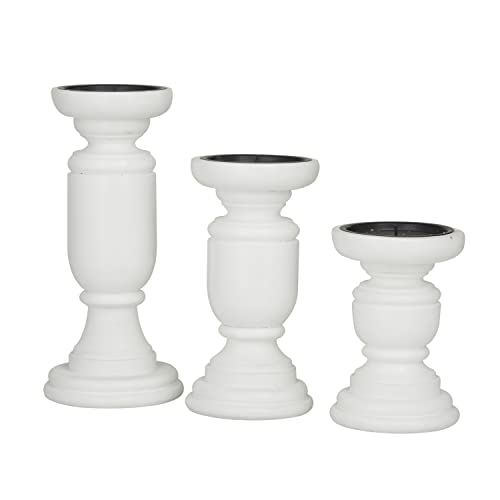 Deco 79 080935 Mango Wood Turned Style Pillar Candle Holder thumb #6