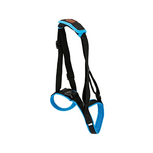 EXAOMBLE 犬の階段補助ベルト ペット 犬のハーネスと 大きい ダックスフン
