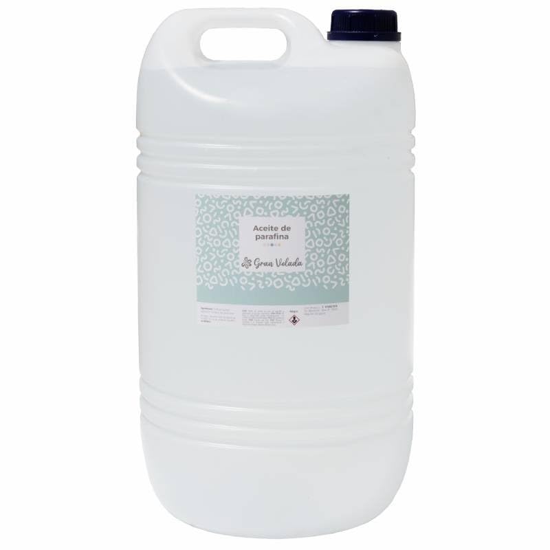 Aceite de Parafina por Mayor | Envase Ahorro de 25 litros. Emoliente cosmético para piel suave y nutrida. Ideal para cremas, aceites de masaje y champús.