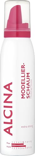 ALCINA Modellier-Schaum Aerosol | 1 x 150 ml | extra starker Halt | beschwert nicht | schenkt Sprungkraft | mehr Volumen