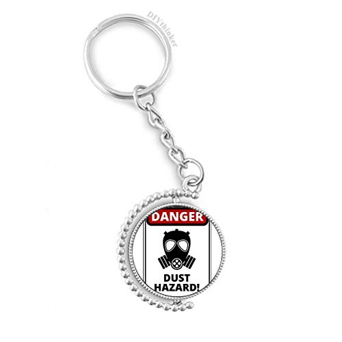 Clés anneau porte-keyholder symbole de danger détresse multicolore