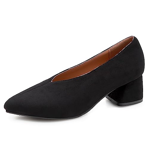 Mules pumps block talons moyen pour vos journées de bureau et sorties