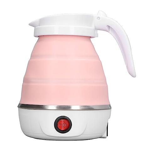 Tetera Eléctrica Plegable 0.6L 110V 400W Rosa miniatura 1