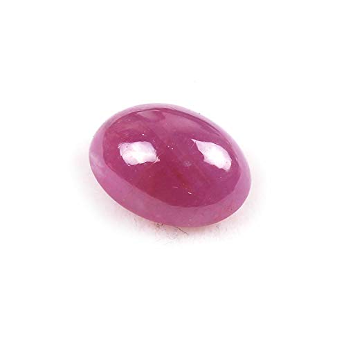 Rubis Naturel Ovale 3.67 Carat, Pierre Précieuse de Rareté Cabochon pour Joaillerie Haute Gamme