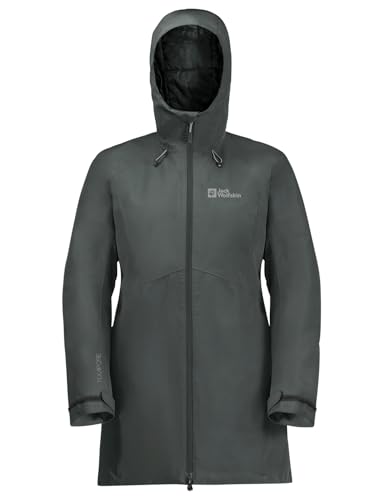 Jack Wolfskin Damen Heidelstein Ins Jkt W, Slate Green, L EU