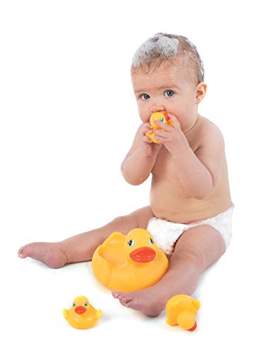 Playgro Badeenten-Familie - Babybadeente - Badeente - Wasserspielzeug - Baden - Kinderspielzeug - Babyente - gelb