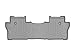 WeatherTech Custom Fit FloorLiner for Honda Pilot - 2nd Row (Grey)