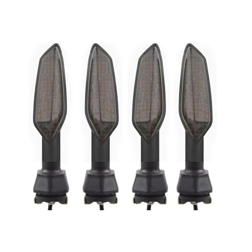 Clignotants Moto Smoke pour Kawasaki Z900 Z650 Z1000 et Z300 Pack de 4 Pièces