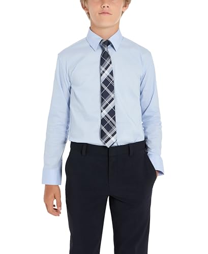 Ensemble de cérémonie garçon Kenneth Cole chemise bleue et cravate haut de gamme