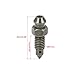 F FIERCE CYCLE 2Pcs M6x1mm Banjo Bolt Bleeder Screw with Cap for Motorcycle Brake Master Cylinder