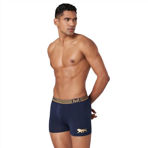 Image of Macroman M-Series MW Signature Collection By Rohit Bal Premium Supima, Modal, Spandex Mens Trunks