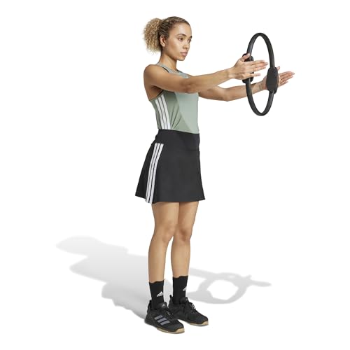 adidas Women's Train Essentials 3-Stripes Workout Skort3