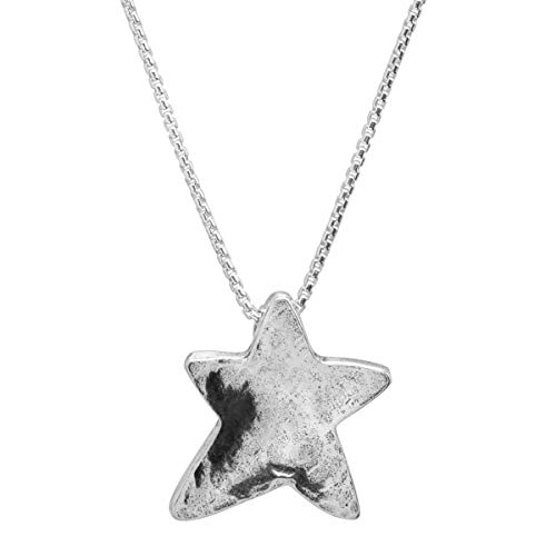 Silpada 'Lucky Star' Star-Shaped Pendant Necklace in Sterling Silver, 18