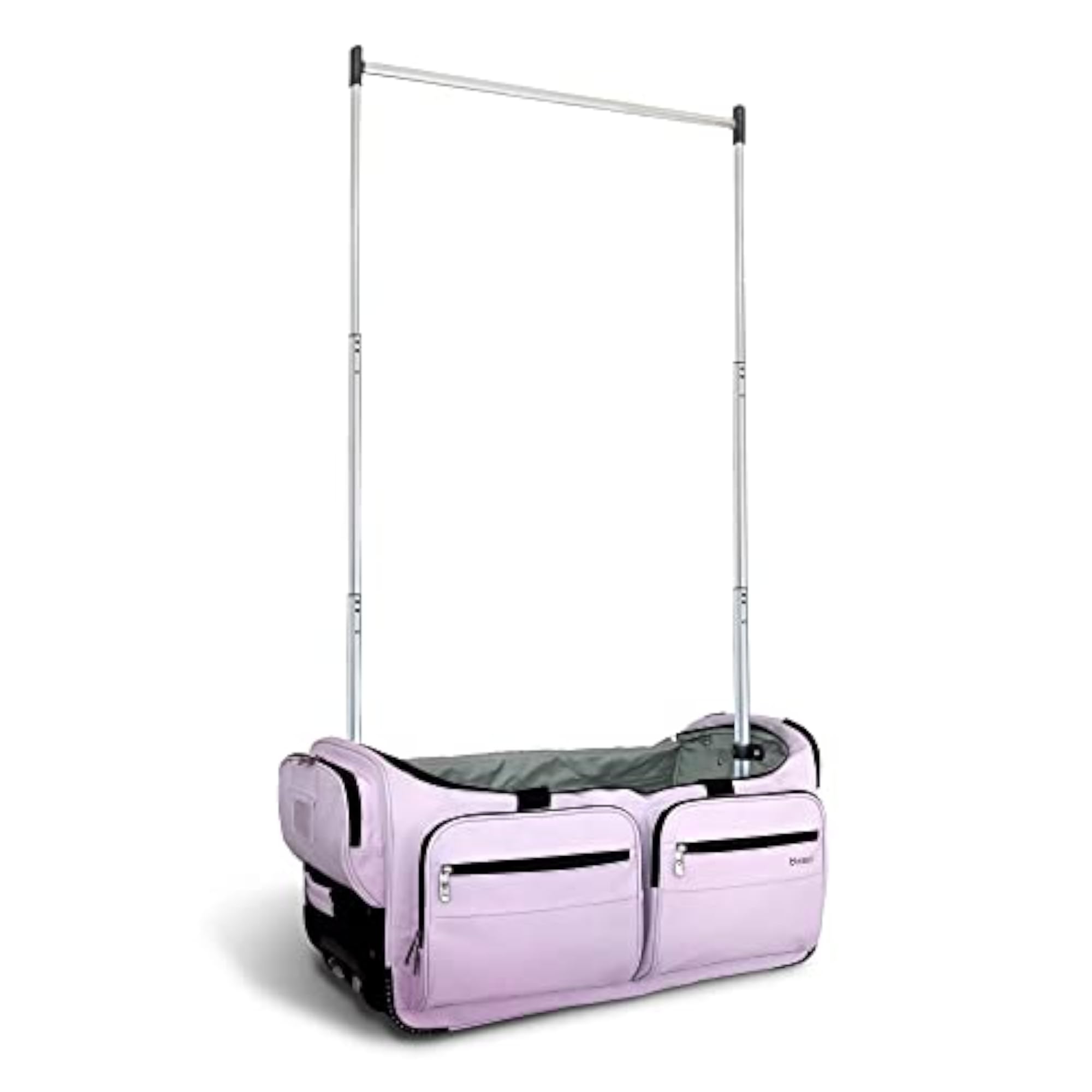 Garment Rack Duffel-Wheeled Collapsible Bag, Lavender