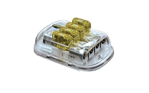 Stinger SPD5625 PRO Series Maxi Fused Power Distribution Block with Two 4 Gauge Input and Four 8 Gauge Outputs