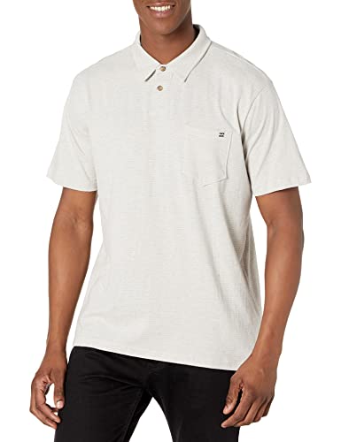 Billabong-Mens-Polo-Short-Sleeve-Shirt-Classic-Polo-Shirt-with-Button-Closure-Check-Pocket Billabong Men's Polo Short-Sleeve Shirt, Classic Polo Shirt with Button Closure & Check Pocket - Image 1