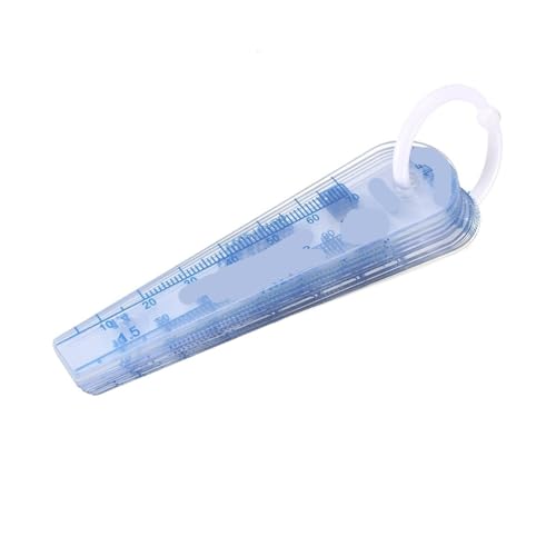 Calibrador de espesor plástico 17 piezas 0.05-1.5 mm miniatura 4