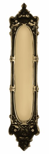 Image of Nostalgic Warehouse Louis Push Plate, Antique Brass, 702249