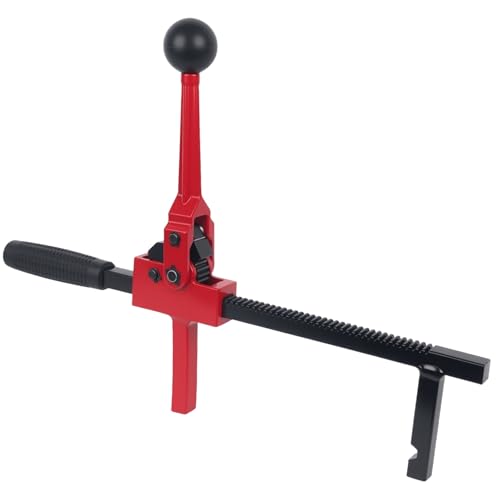 Chain Link Fence Stretcher Tool Heavy-Duty Fence Puller Tensioner for Woven Wire Barbed Wire Chain Link Fence with 5 Tilted Base One-Person Operation for Farm Ranch & Garden