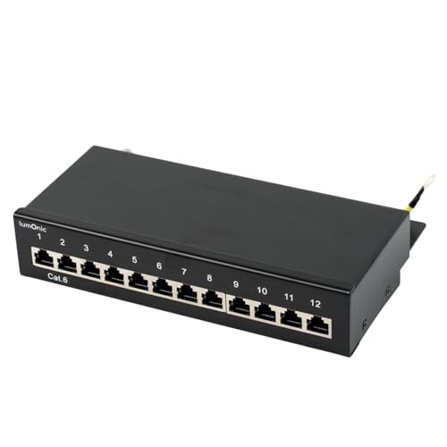 Panneau de brassage CAT6 Lumonic pour éliminer les pannes de connexion internet