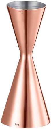 Slim Jigger for Bartending 8 Measurements Inside Cocktail Jigger 2 OZ 1 OZ Professional Duty Double Japanese Premium Food Grade Stainless Steel Bar Jigger Bartender Tool Accessories(304 SS) - Thumbnail 4