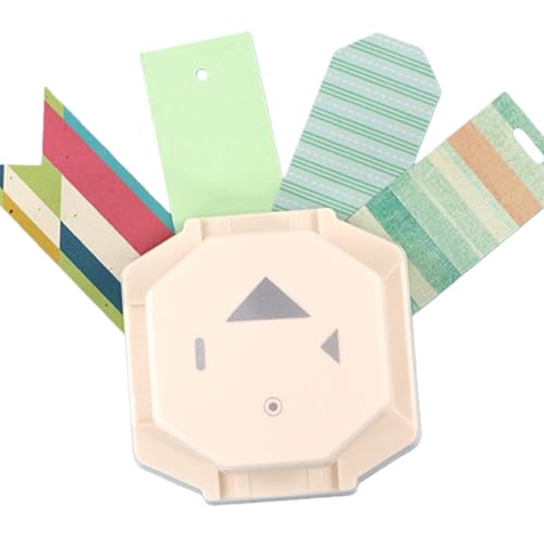 Cortador de esquina - Redondeador de tarjetas compacto, Forma manual de bordes de hojas| Punzón para fotos, etiquetas, insignias de nombre, trabajos manuales en clase, tareas de papelería