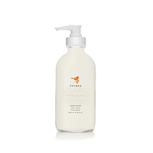 Thymes Mandarin Coriander Hand Wash—Updated Design (Bottle Changed to Glass)