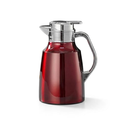 �܂ق��т� ���ۉ��|�b�g ��e��1.5L �Z�ΐF 304�X�e�����X�^��f�M ��w�\�� �J�ȒP�ȗ� �y�ʖk���� �����ԕۉ��ۗ� �ƒ�p�E�Ɩ��p �����E�R�[�q�[�E���E�W���[�X�Ή� (2 L,���C�����b�h)