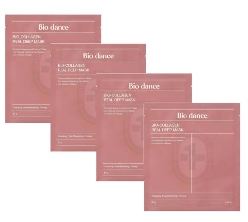 Image of Korean Bio Dance Bio-Collagen Mask, Made in Korea, 34g (4 Pack)