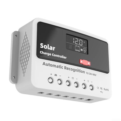 Image of HanOaki for PWM Solar Charge Controller 10A 20A 30A 40A 50A 60A With LCD Display Compatible With Acid Lithium GEL Battery 12V 24V 48V(40A)