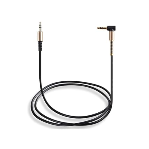 Cable auxiliar de audio 3.5mm macho en ángulo miniatura 3