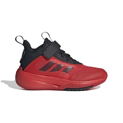 adidas OWNTHEGAME 3.0 Shoes Basketball-Schuhe, core Black/RED/RED, 30.5 EU