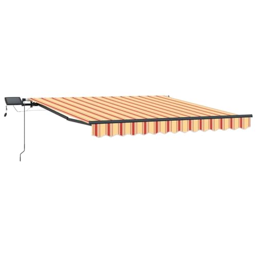 Genérico Toldo Retráctil Manual Amarillo y Naranja 300 x 250 cm Tela,Casa y jardín,Jardín,Artículos de Exterior,Toldos,3329966