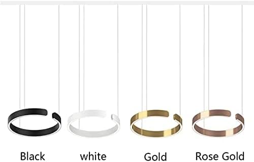 Lustre LED moderne et suspension géométrique pour table à manger - 3