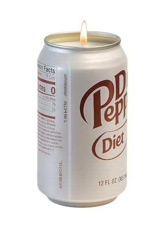 Diet Doctor Pepper Soda Can Candle, Smells like the soda, Gift for soda lover, Birthday gift, Holiday Gift Idea, Unique candle, Christmas gift, fun candles, diet doctor pepper