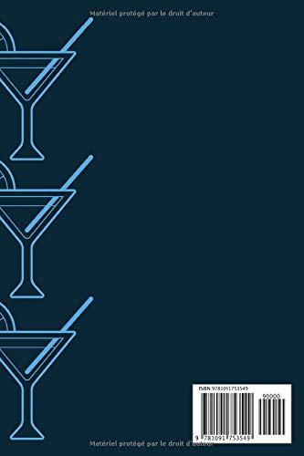 Bloc Notes à Cocktails: Bloc note de 120 pages vierges pour tout barman, bartender ou passionné de m