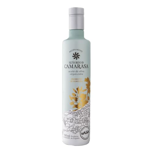 Señorío de Camarasa Recién Hecho 500ml - Aceite de Oliva Virgen Extra de Cosecha Temprana (Variedad Picual, 500ml). Uno de los 10 mejores aceites del mundo.