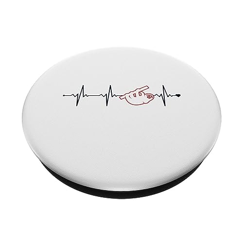 Sloths Heartbeat Brown-Throated Pilosa Folivora Lover Sloth PopSockets Swappable PopGrip, Black - Image 2