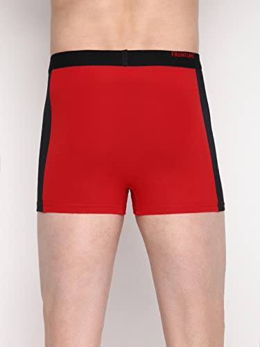 Image of RUPA FRONTLINE Colors Men's Front Open Athlefit Mini Trunks | Soft-Touch Cotton Stretch | Snug Fit | Breathable Fabric | Supporter Brief | Pack of 1